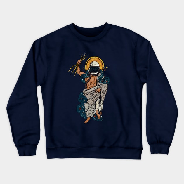 King of Space Crewneck Sweatshirt by Thomcat23